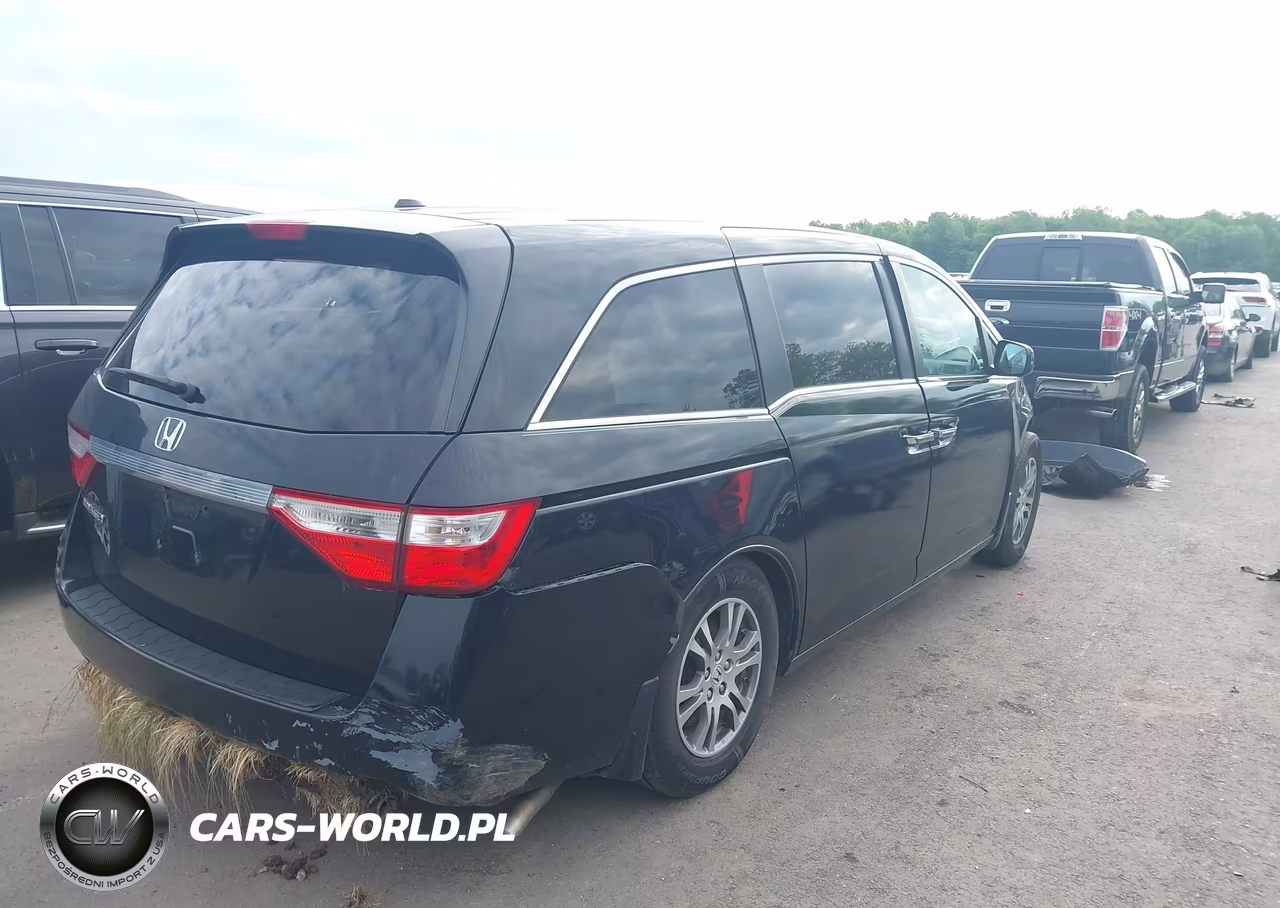 2011 Honda Odyssey Ex-L VIN:5FNRL5H62BB069183 - 4