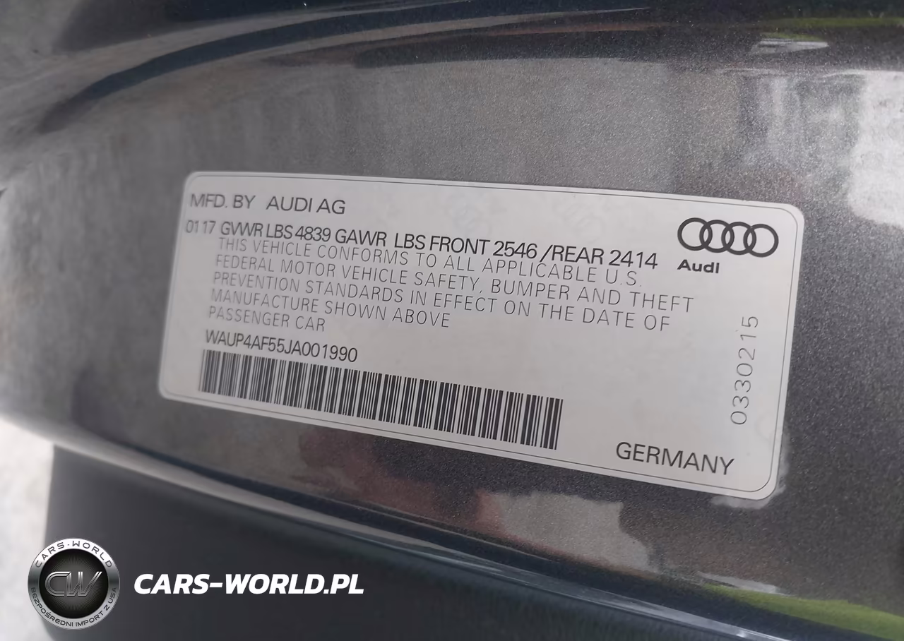 2018 Audi S5 3.0T Premium Plus VIN:WAUP4AF55JA001990 - 9