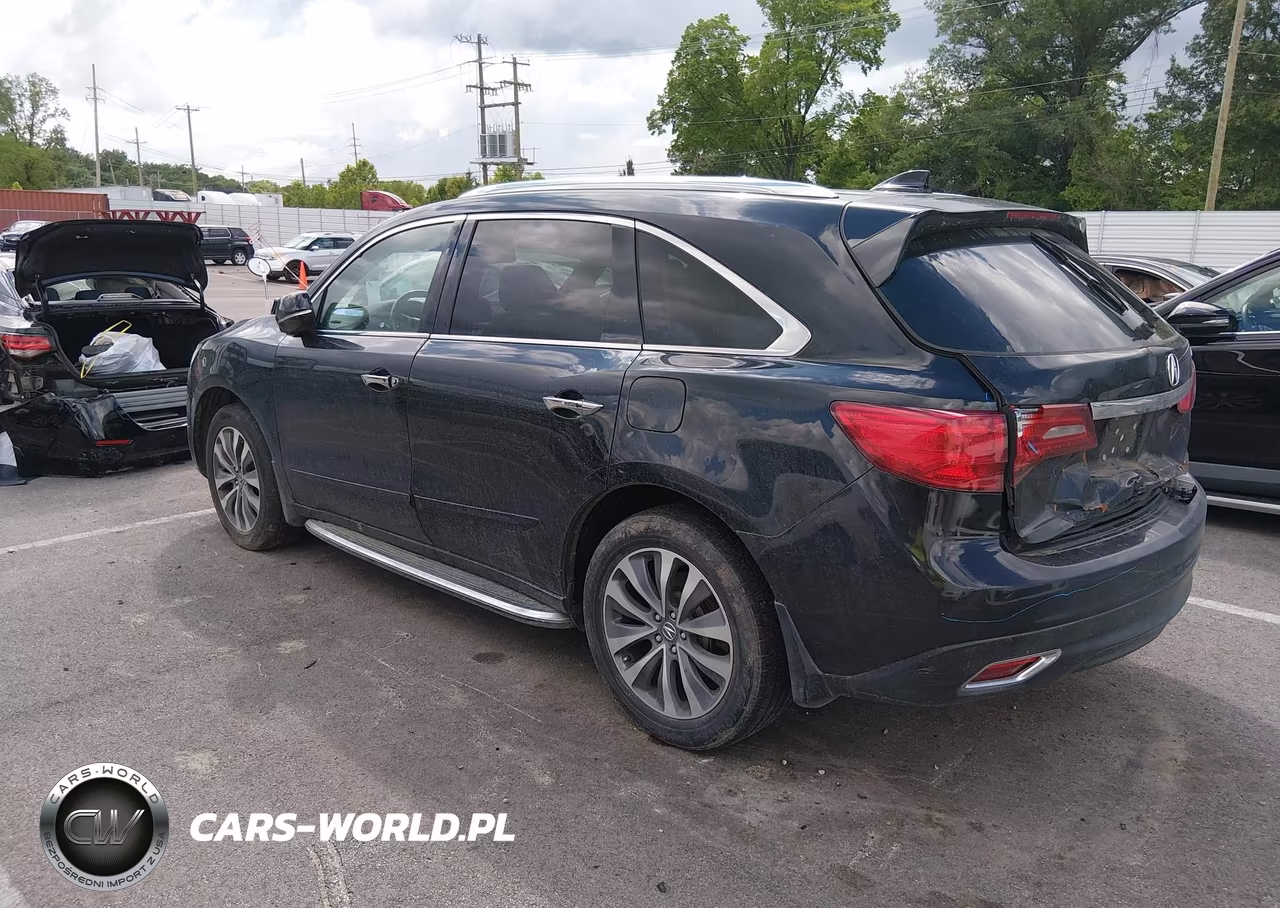 2014 Acura Mdx Technology Pkg W-Entertainment Pkg VIN:5FRYD3H60EB015591 - 3