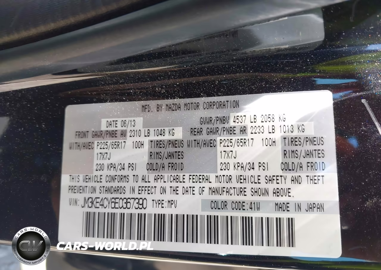 2014 Mazda Cx-5 Touring VIN:JM3KE4CY6E0367390 - 9