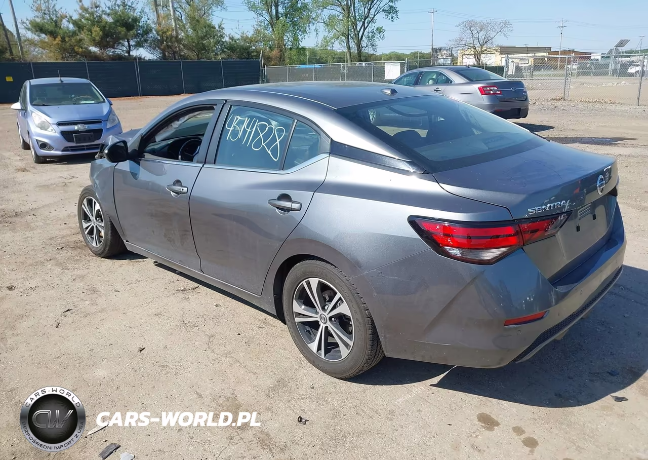 2021 Nissan Sentra Sv Xtronic Cvt VIN:3N1AB8CV9MY318721 - 3