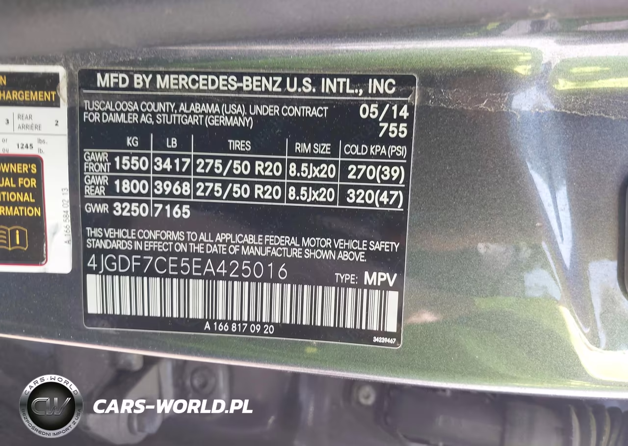 2014 Mercedes-Benz Gl 450 4Matic VIN:4JGDF7CE5EA425016 - 9