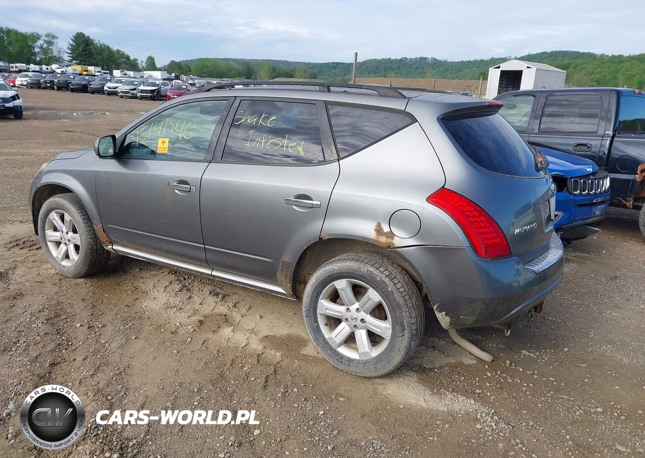 2007 Nissan Murano Sl VIN:JN8AZ08W77W661278 - 3
