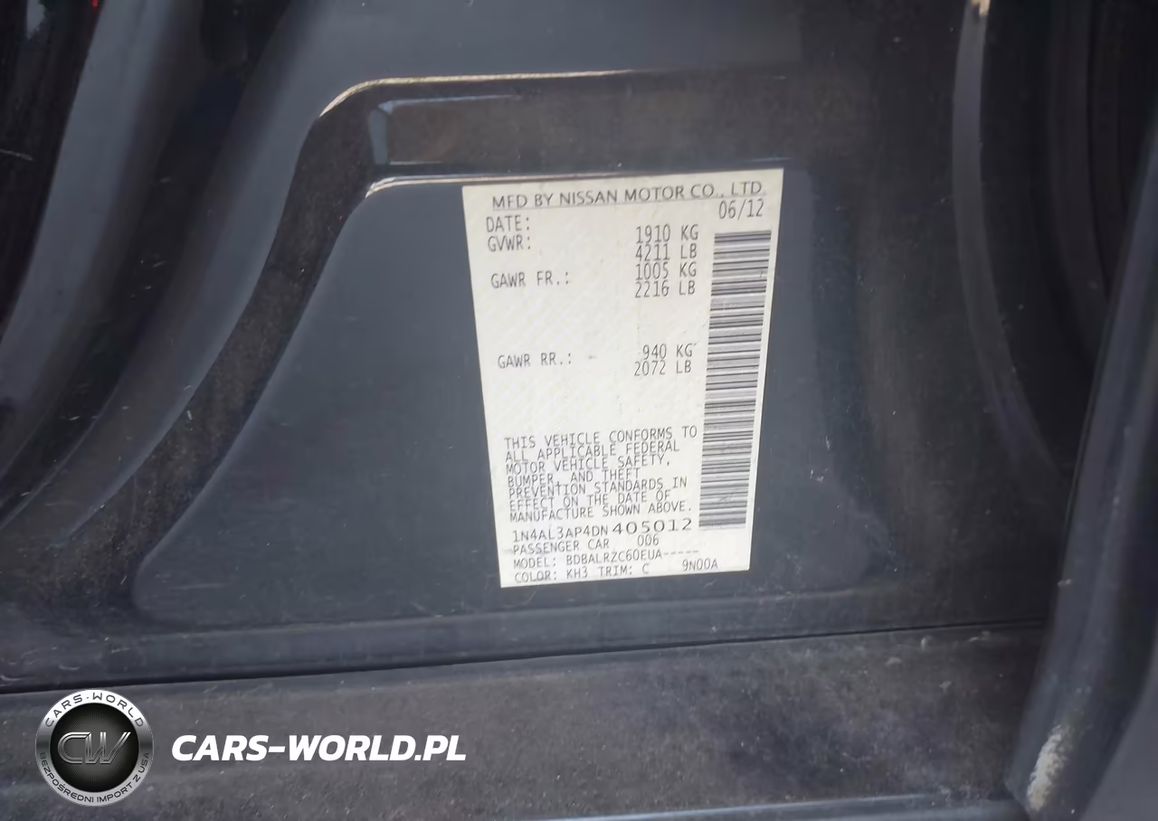 2013 Nissan Altima 2.5 S VIN:1N4AL3AP4DN405012 - 9