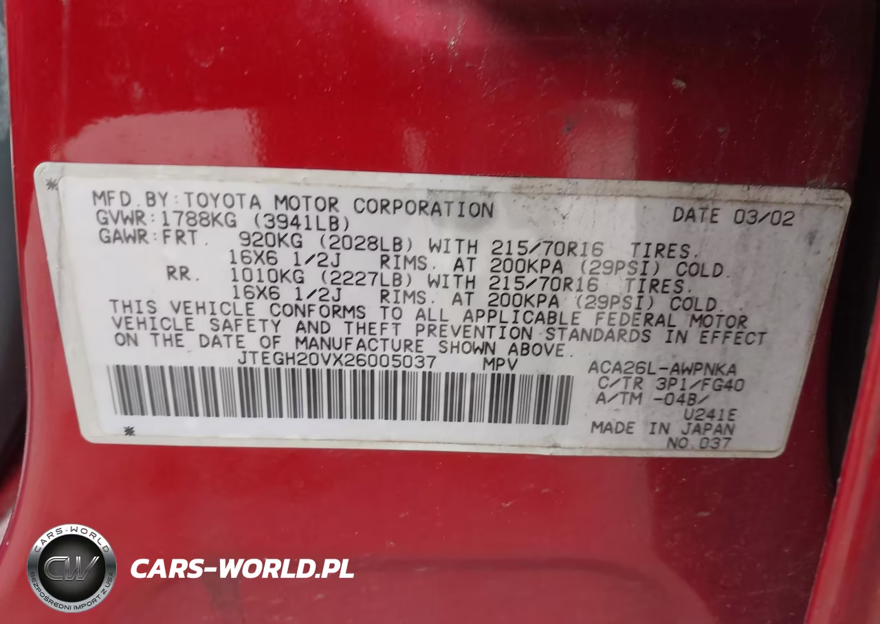 2002 Toyota Rav4 VIN:JTEGH20VX26005037 - 9