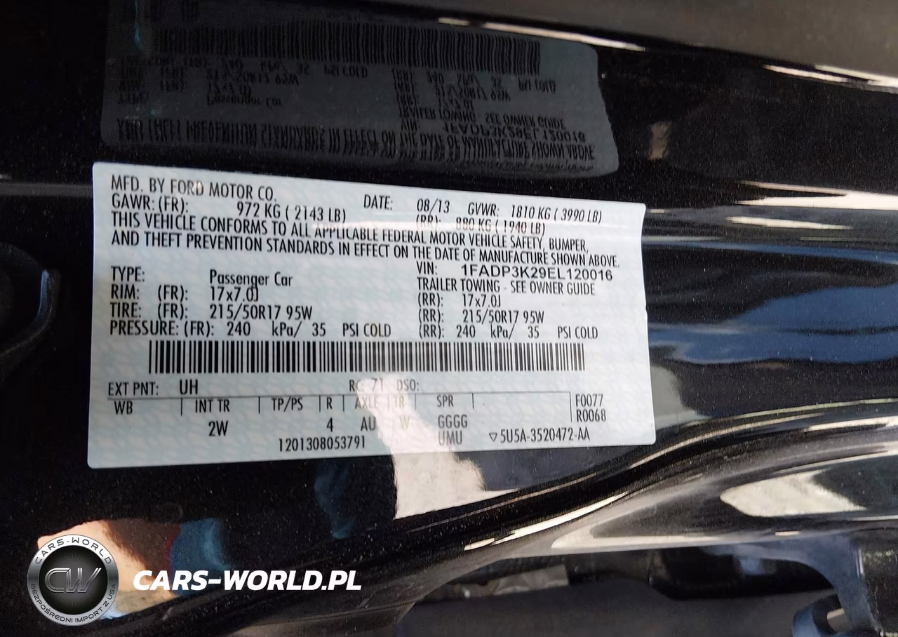 2014 Ford Focus Se VIN:1FADP3K29EL120016 - 9