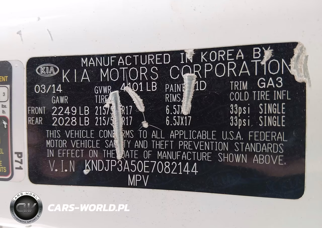 2014 Kia Soul + VIN:KNDJP3A50E7082144 - 9