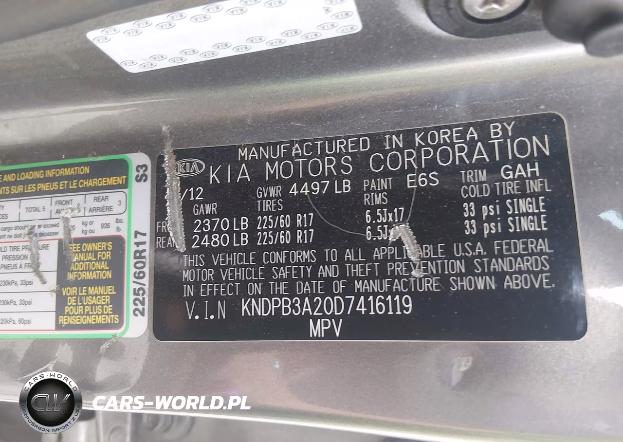 2013 Kia Sportage Lx VIN:KNDPB3A20D7416119 - 9