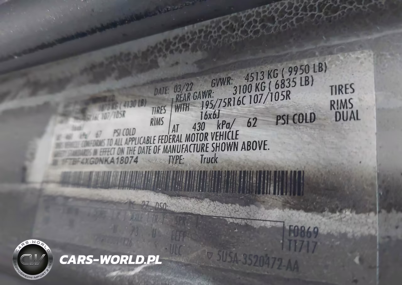 2022 Ford Transit-350 Cargo Van VIN:1FTBF4XG0NKA18074 - 9