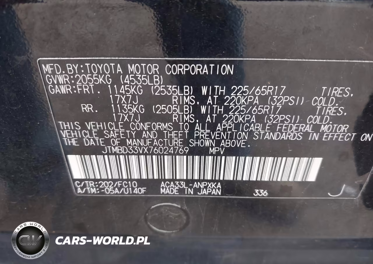 2007 Toyota Rav4 VIN:JTMBD33VX76024769 - 9