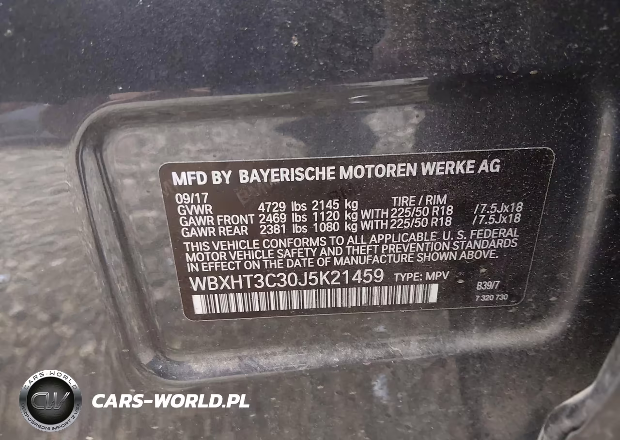 2018 BMW X1 xDrive28I VIN:WBXHT3C30J5K21459 - 9