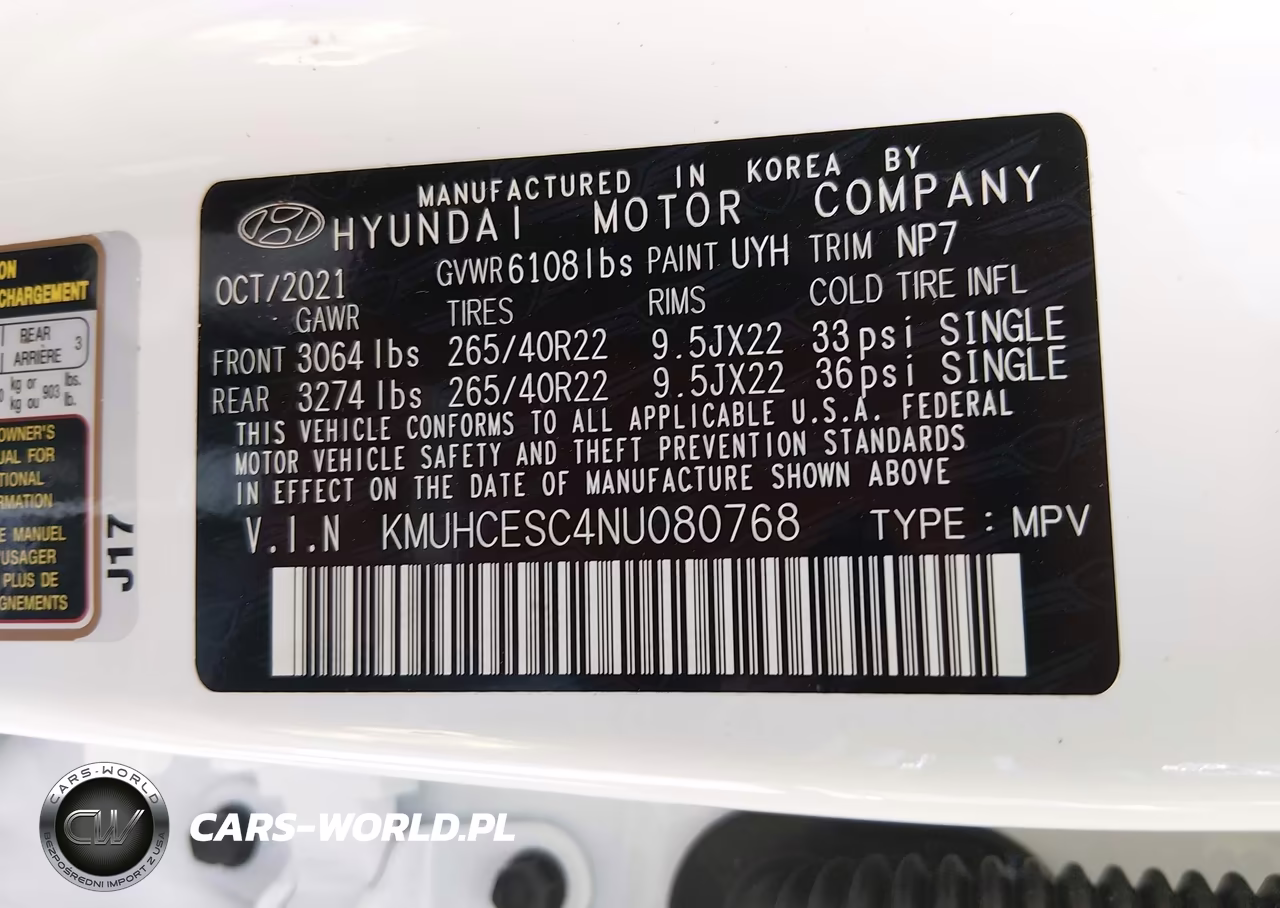 2022 Genesis Gv80 3.5T Awd VIN:KMUHCESC4NU080768 - 9
