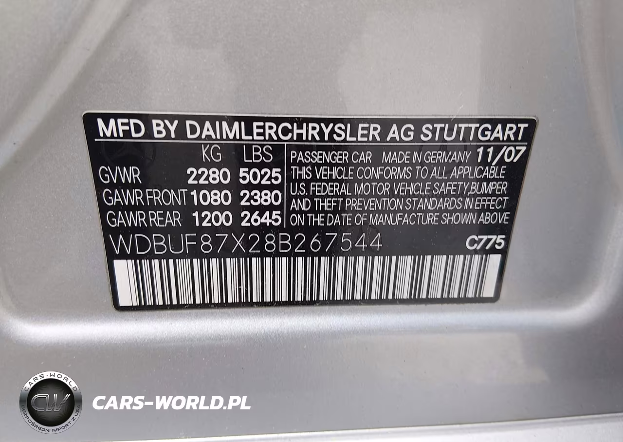2008 Mercedes-Benz E 350 4Matic VIN:WDBUF87X28B267544 - 9