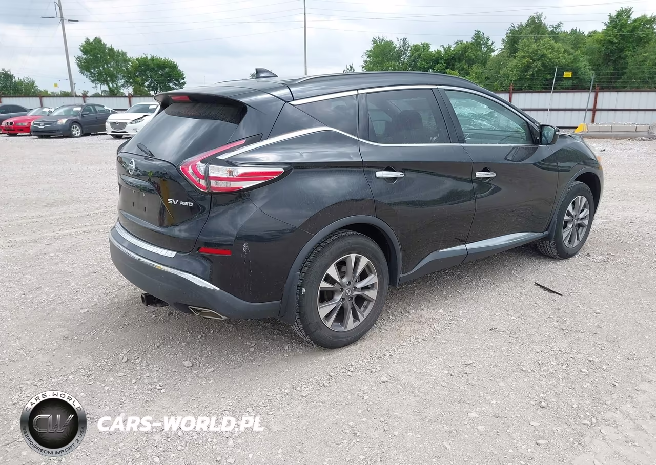 2017 Nissan Murano Sv VIN:5N1AZ2MH4HN122957 - 4