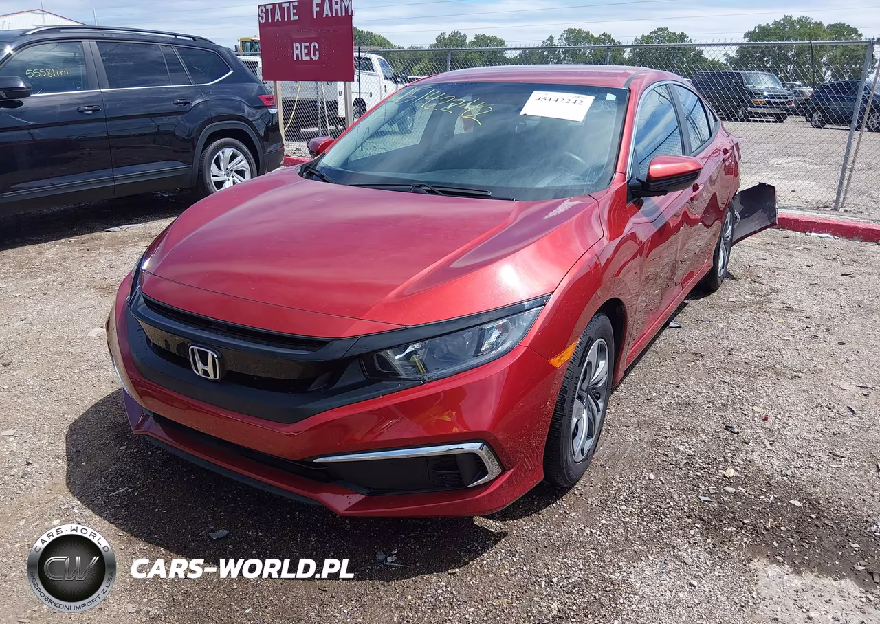2019 Honda Civic Lx VIN:2HGFC2F62KH562362 - 2