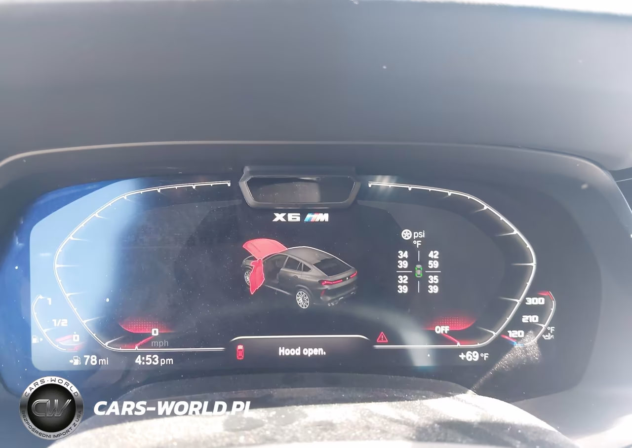 2021 BMW X6 M VIN:5YMCY0C07M9F89304 - 15