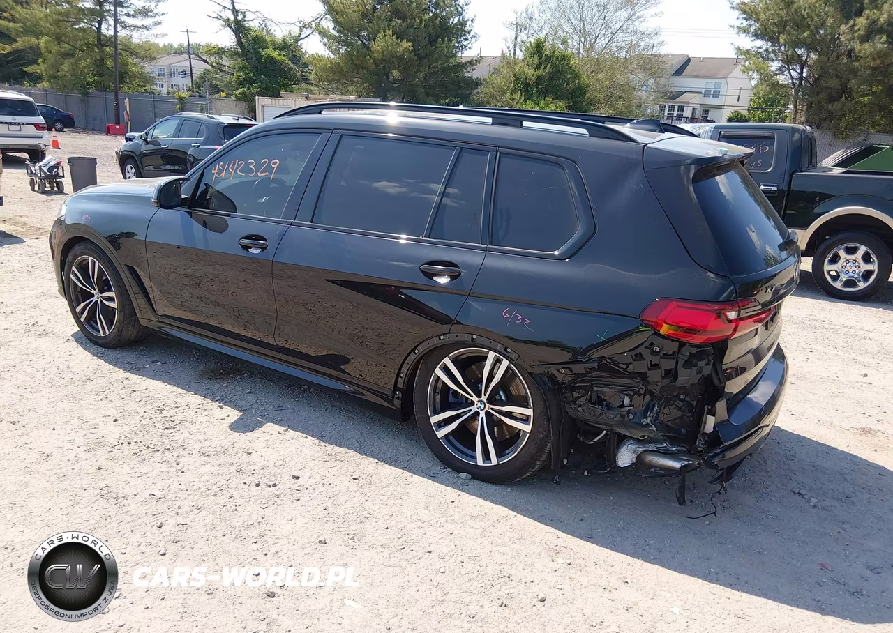 2022 BMW X7 M50I VIN:5UXCX6C04N9M68905 - 3
