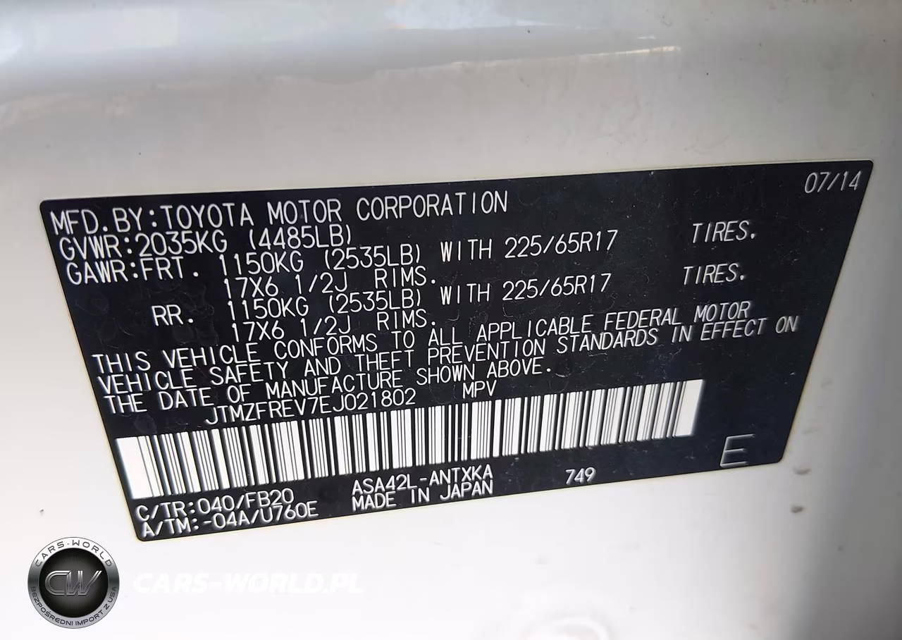2014 Toyota Rav4 Le VIN:JTMZFREV7EJ021802 - 9