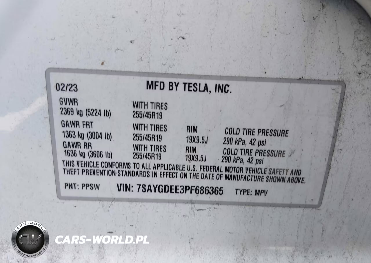 2023 Tesla Model Y VIN:7SAYGDEE3PF686365 - 9