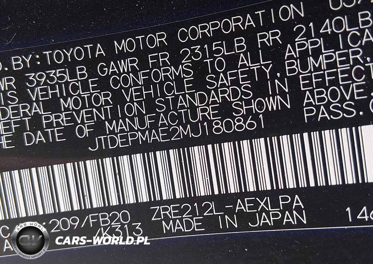 2021 Toyota Corolla Le VIN:JTDEPMAE2MJ180861 - 9
