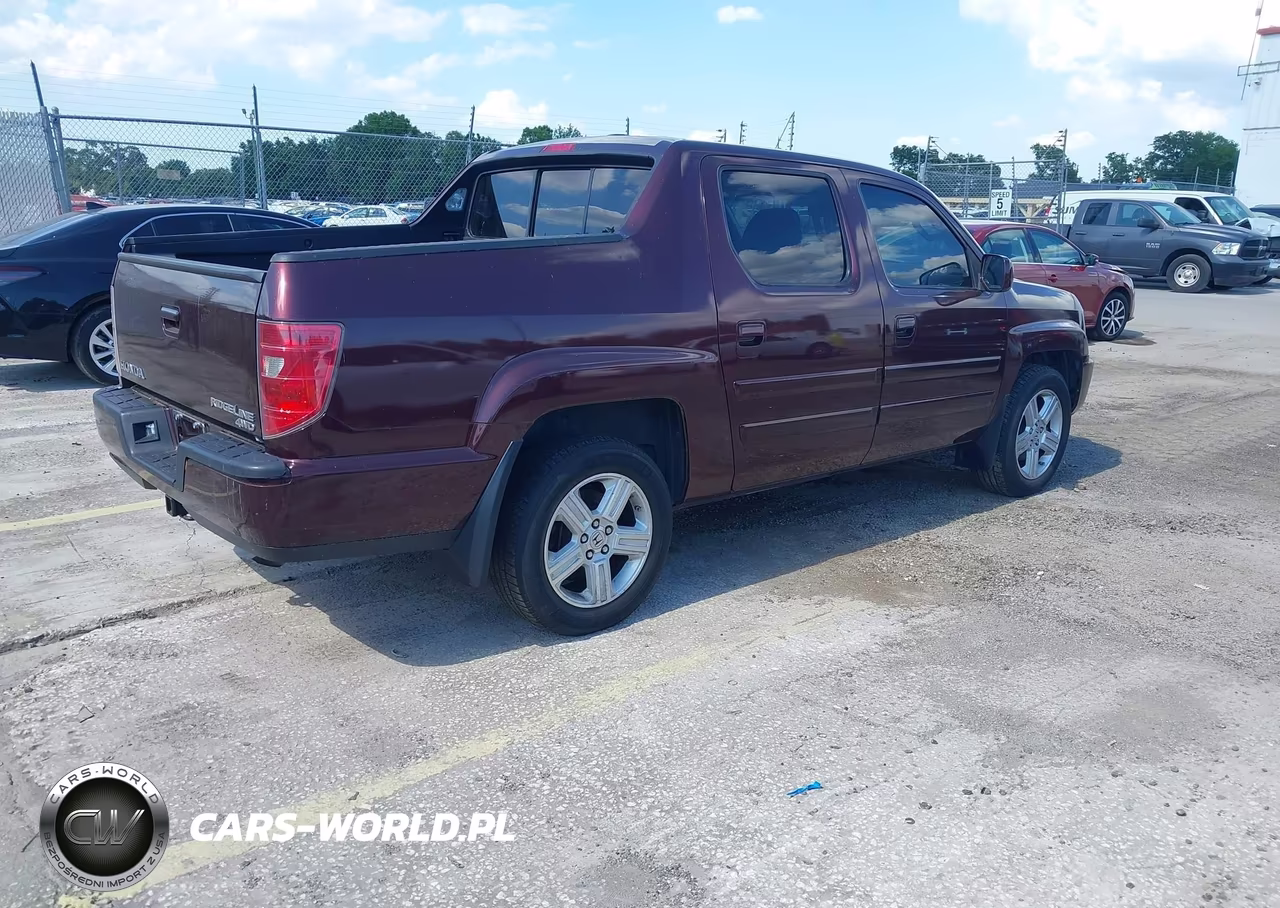2009 Honda Ridgeline Rtl VIN:2HJYK16599H500569 - 4