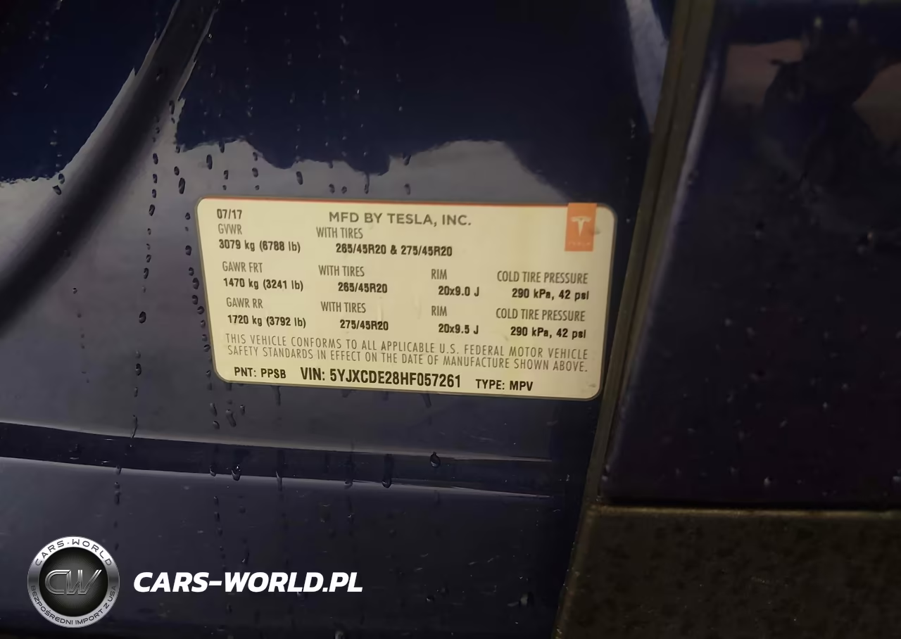 2017 Tesla Model X 100D-75D-90D VIN:5YJXCDE28HF057261 - 9