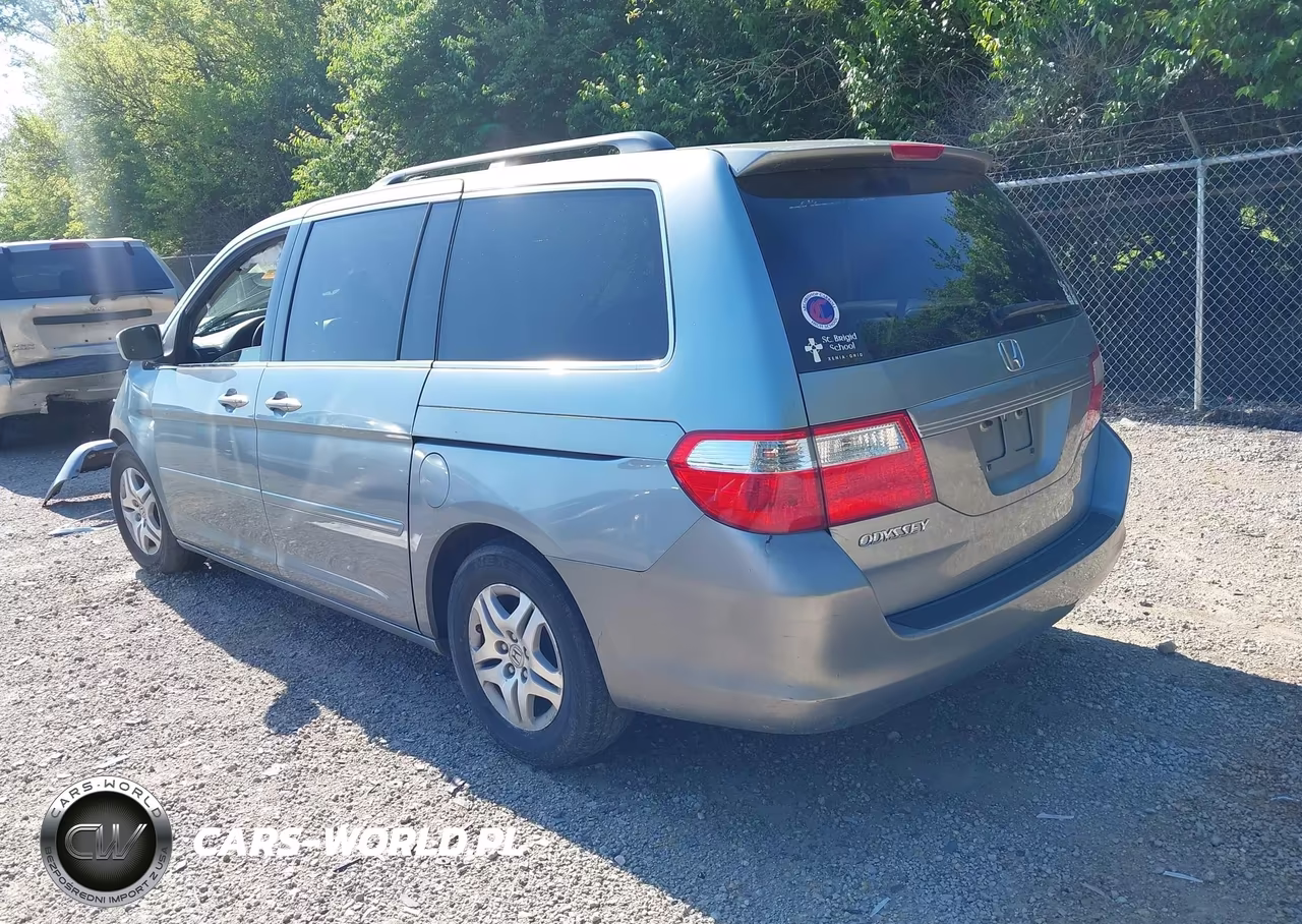 2007 Honda Odyssey Ex-L VIN:5FNRL38627B075805 - 3