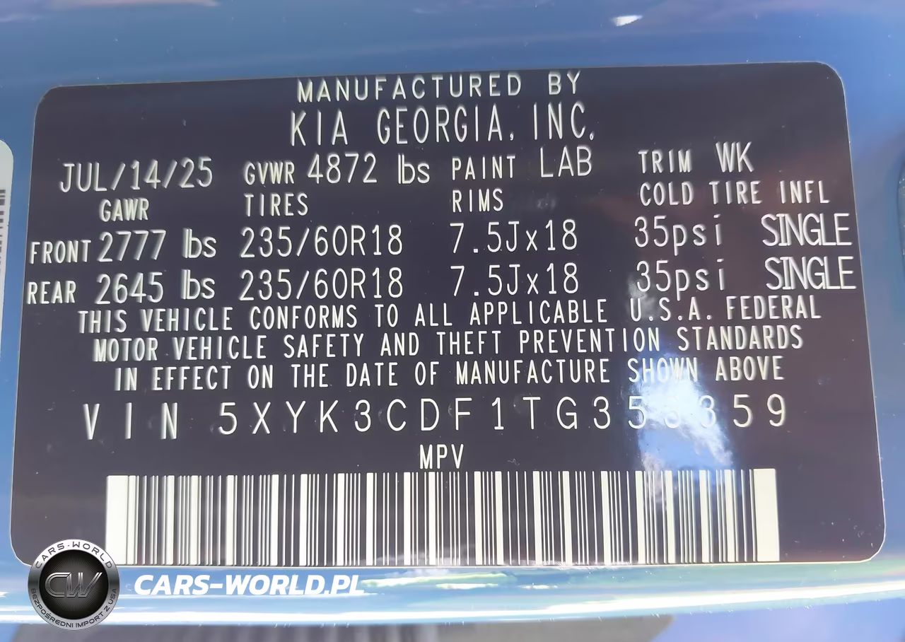 2026 Kia Sportage Ex VIN:5XYK3CDF1TG353359 - 9