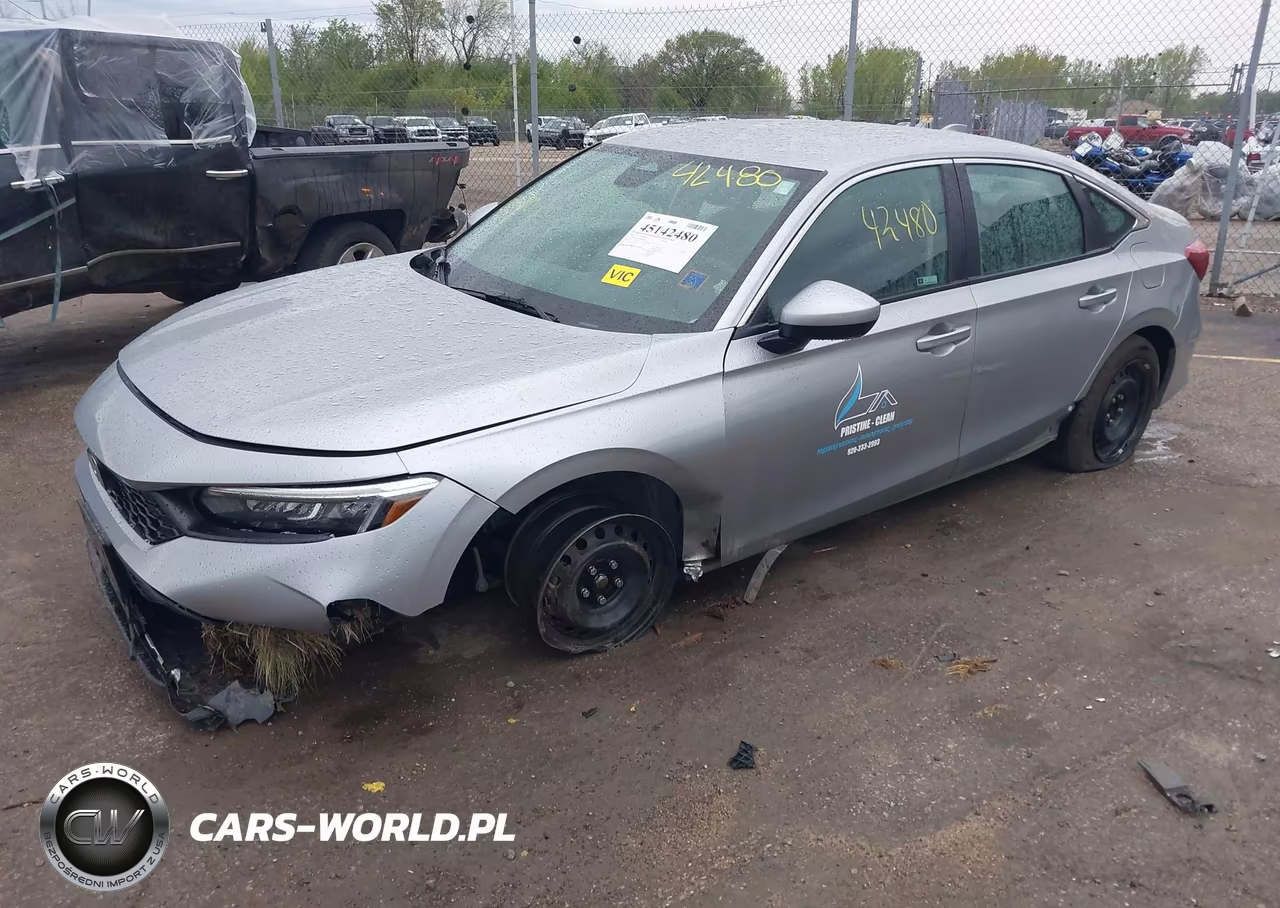 2025 Honda Civic Lx VIN:2HGFE2F2XSH598260 - 2