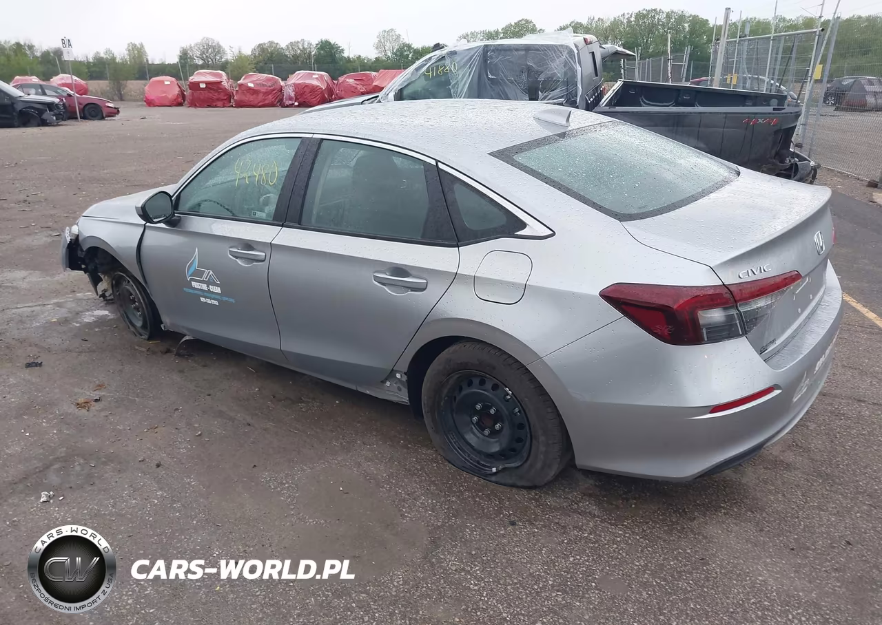 2025 Honda Civic Lx VIN:2HGFE2F2XSH598260 - 3