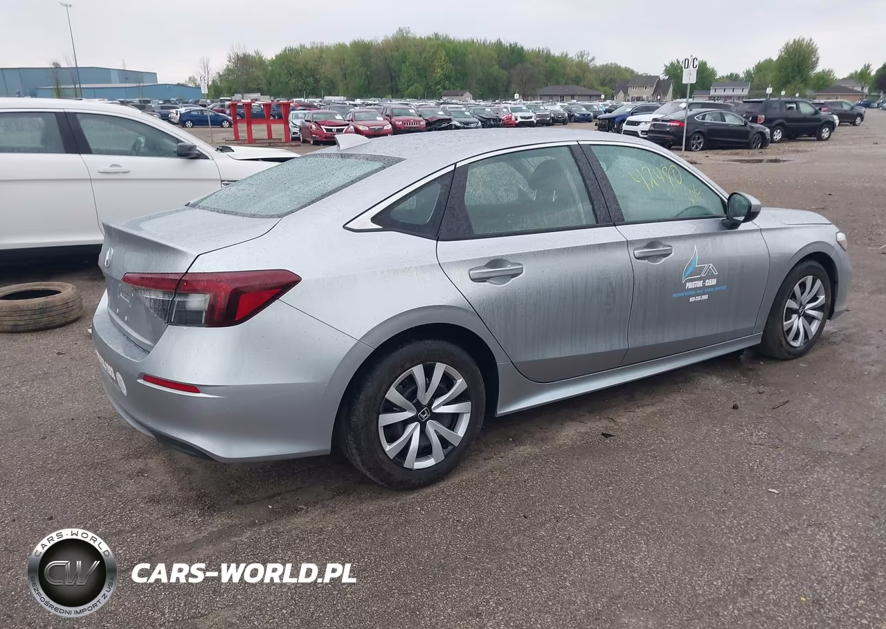 2025 Honda Civic Lx VIN:2HGFE2F2XSH598260 - 4