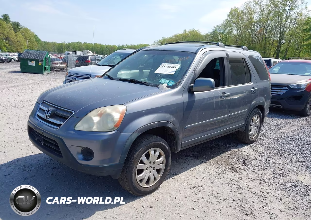 2005 Honda Cr-V Se VIN:SHSRD78965U316107 - 2