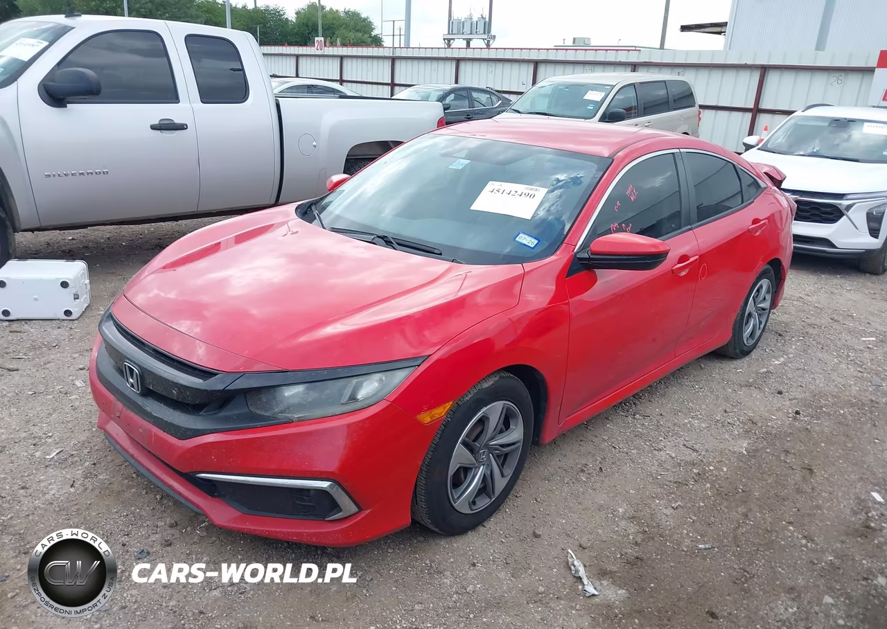 2019 Honda Civic Lx VIN:2HGFC2F69KH552086 - 2