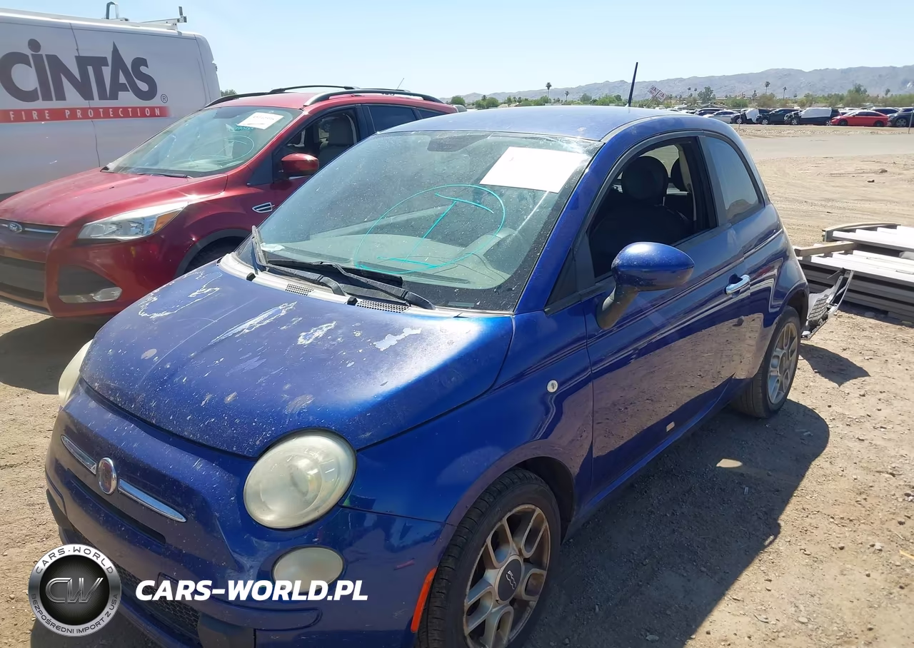 2012 Fiat 500 Pop VIN:3C3CFFAR1CT104584 - 2
