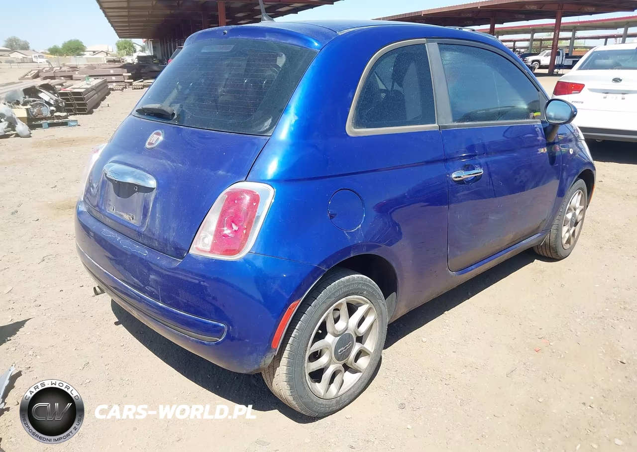 2012 Fiat 500 Pop VIN:3C3CFFAR1CT104584 - 4