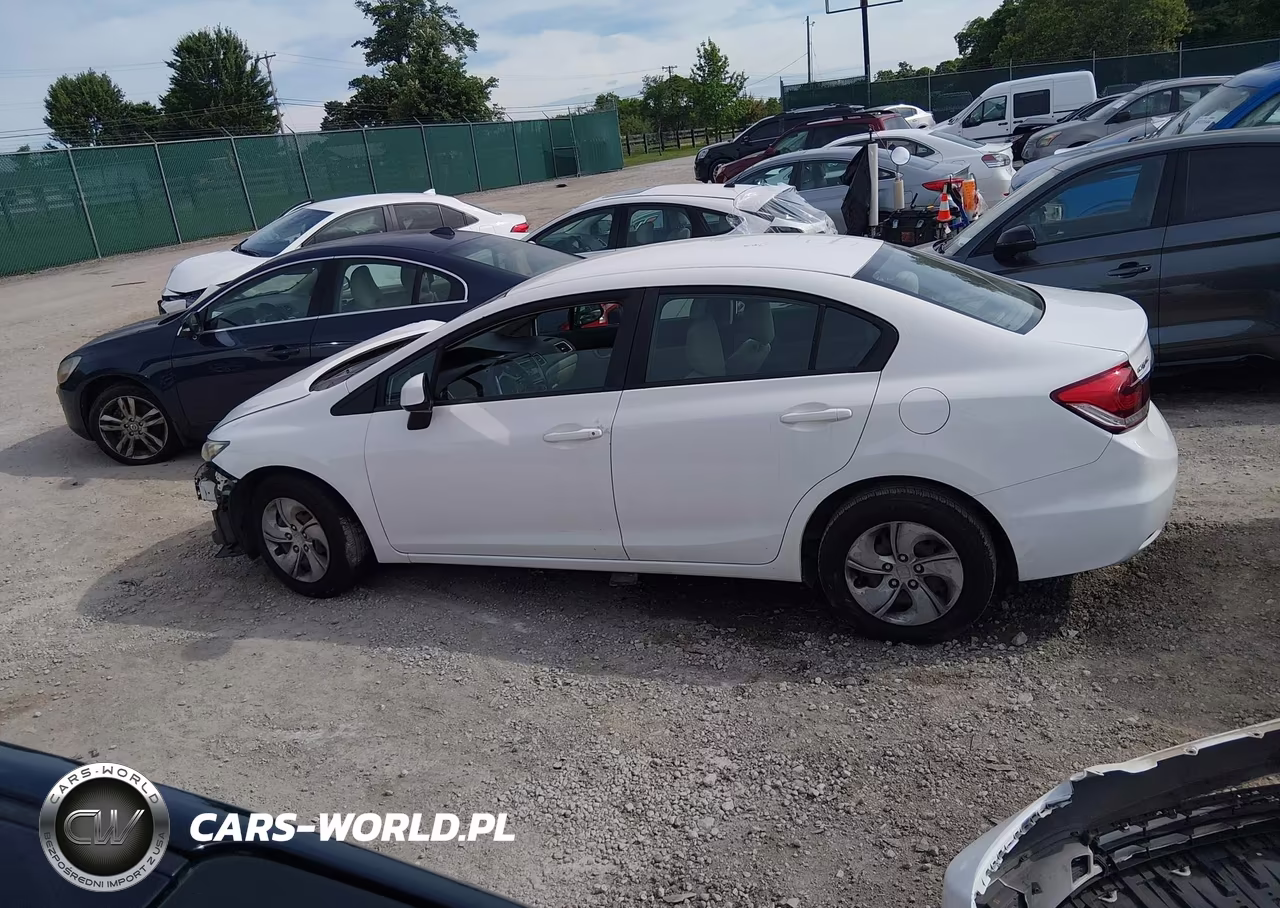 2013 Honda Civic Lx VIN:2HGFB2F58DH550696 - 14