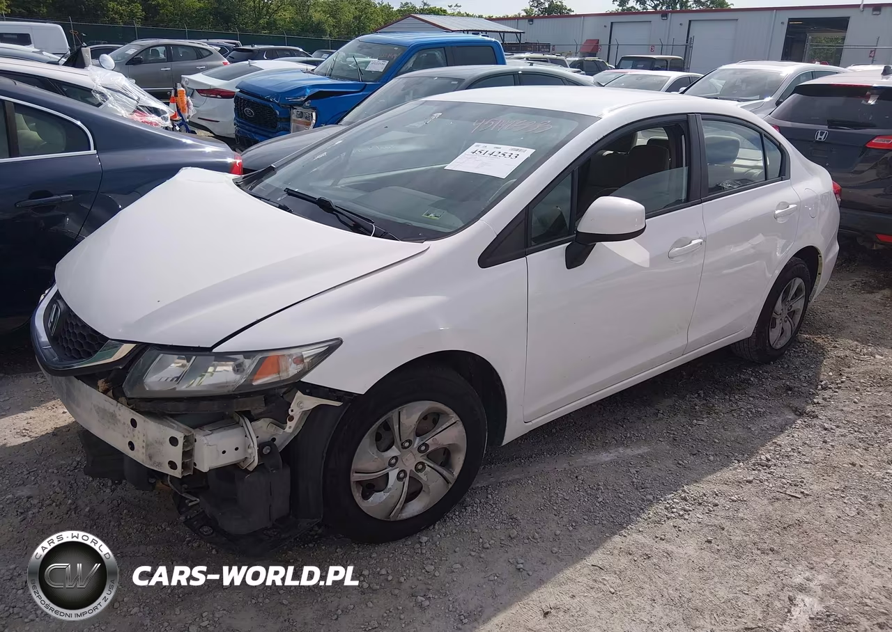 2013 Honda Civic Lx VIN:2HGFB2F58DH550696 - 2