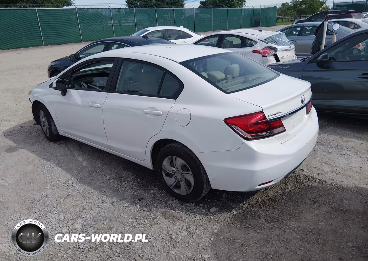 2013 Honda Civic Lx VIN:2HGFB2F58DH550696 - 3