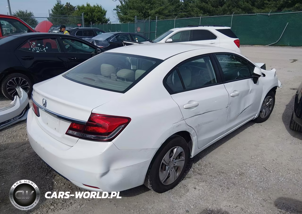 2013 Honda Civic Lx VIN:2HGFB2F58DH550696 - 4