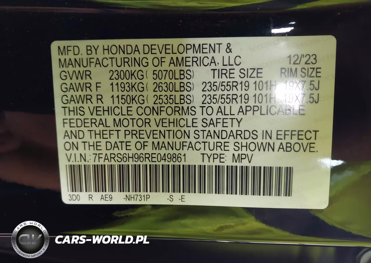 2024 Honda Cr-V Hybrid Sport Touring VIN:7FARS6H96RE049861 - 9