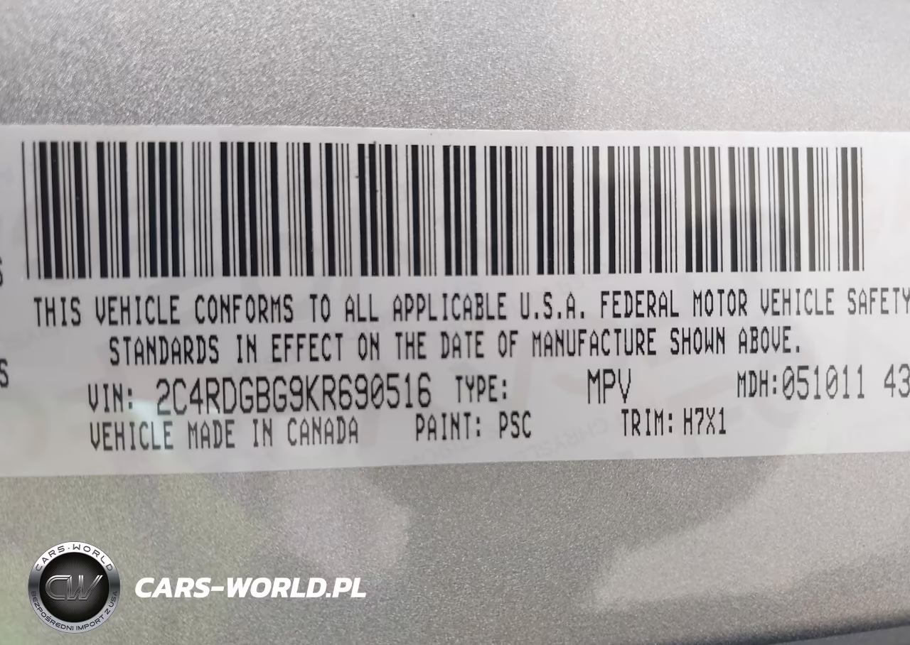 2019 Dodge Grand Caravan Se VIN:2C4RDGBG9KR690516 - 9