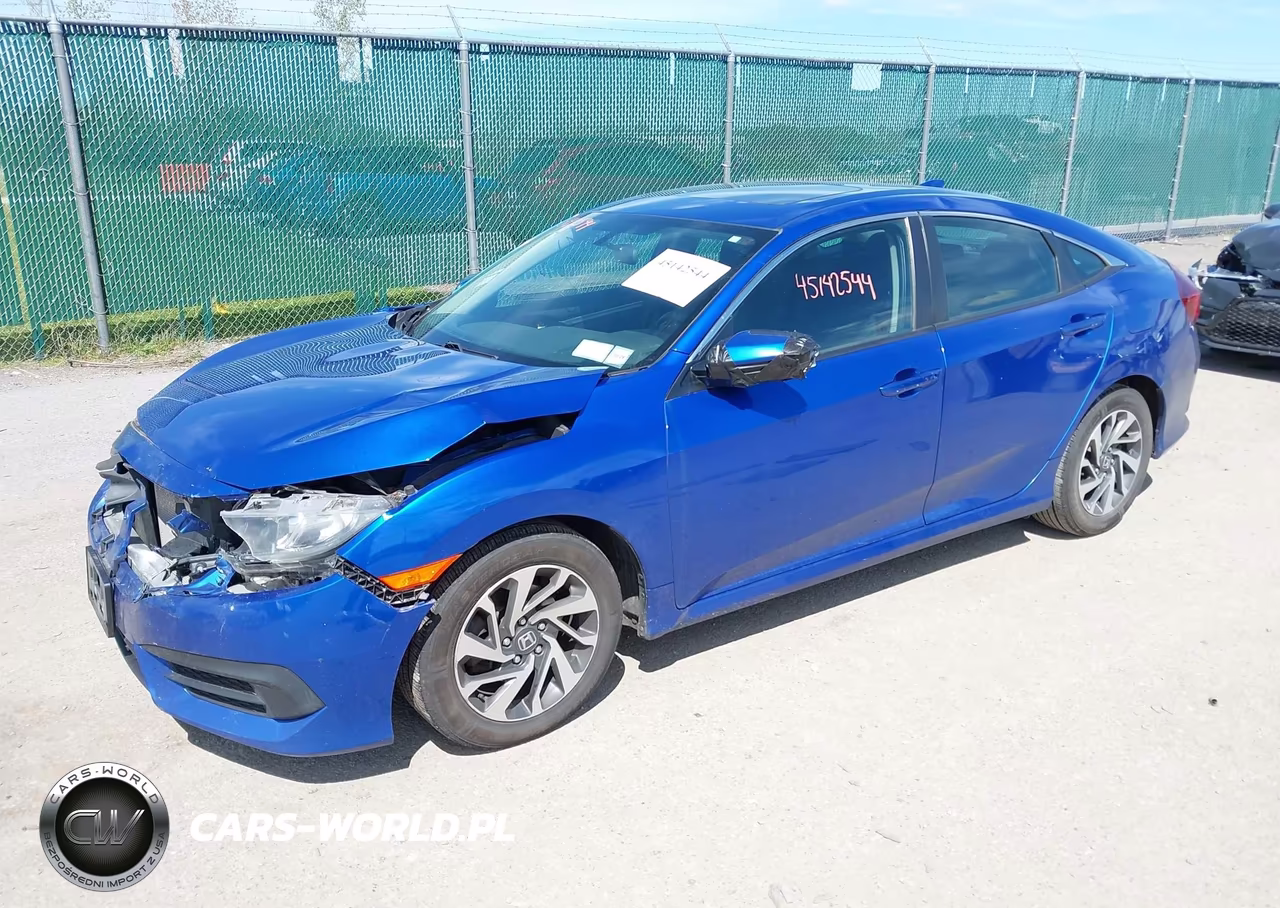 2017 Honda Civic Ex VIN:19XFC2F72HE206747 - 2