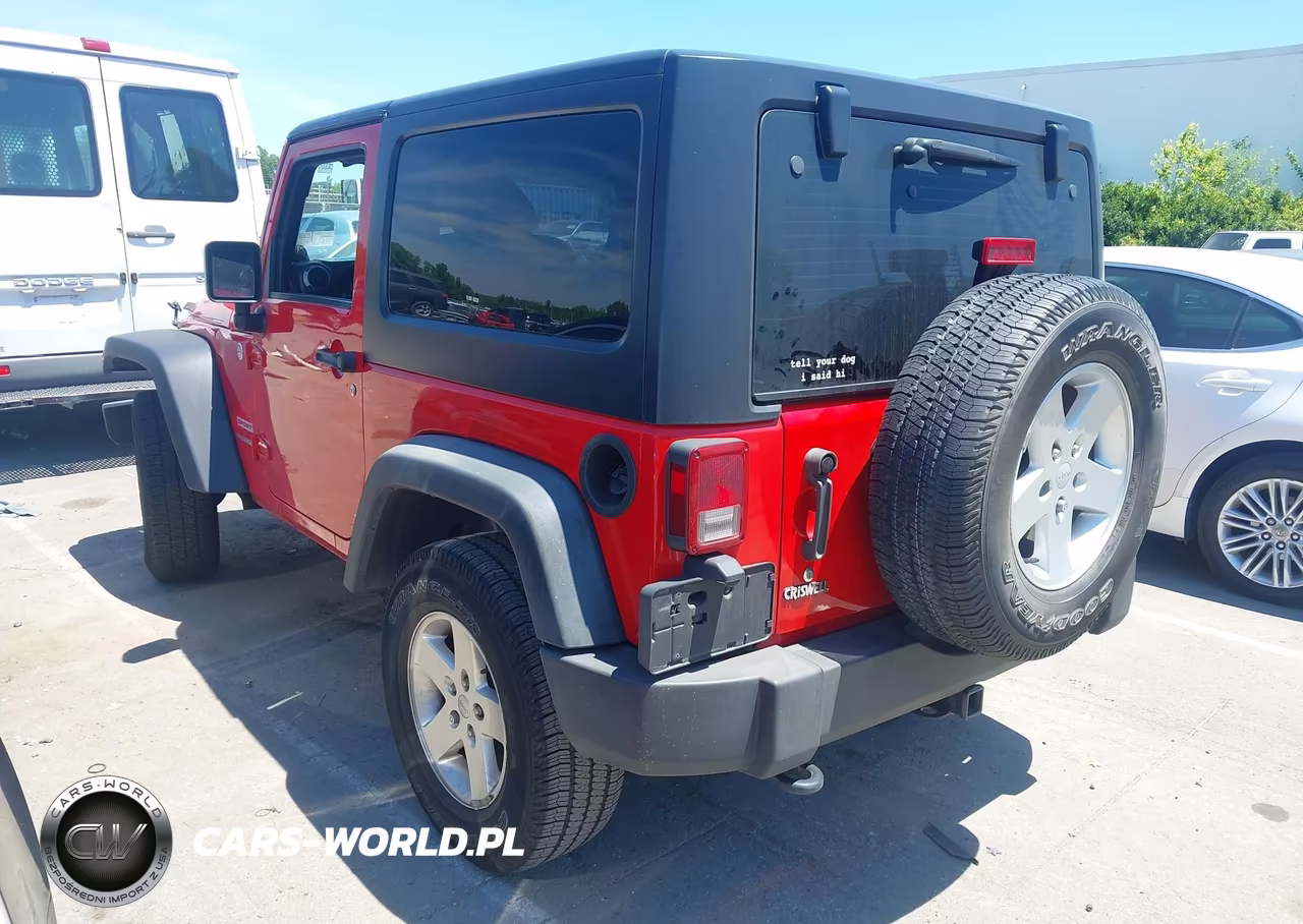 2011 Jeep Wrangler Sport VIN:1J4AA2D19BL507054 - 3