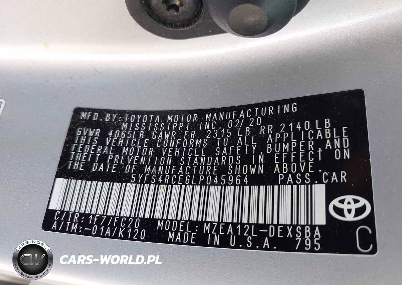 2020 Toyota Corolla Se Nightshade Edition VIN:5YFS4RCE6LP045964 - 9