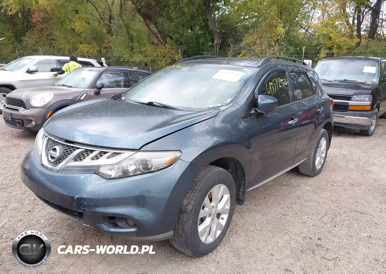 2014 Nissan Murano Sl VIN:JN8AZ1MW9EW528904 - 2