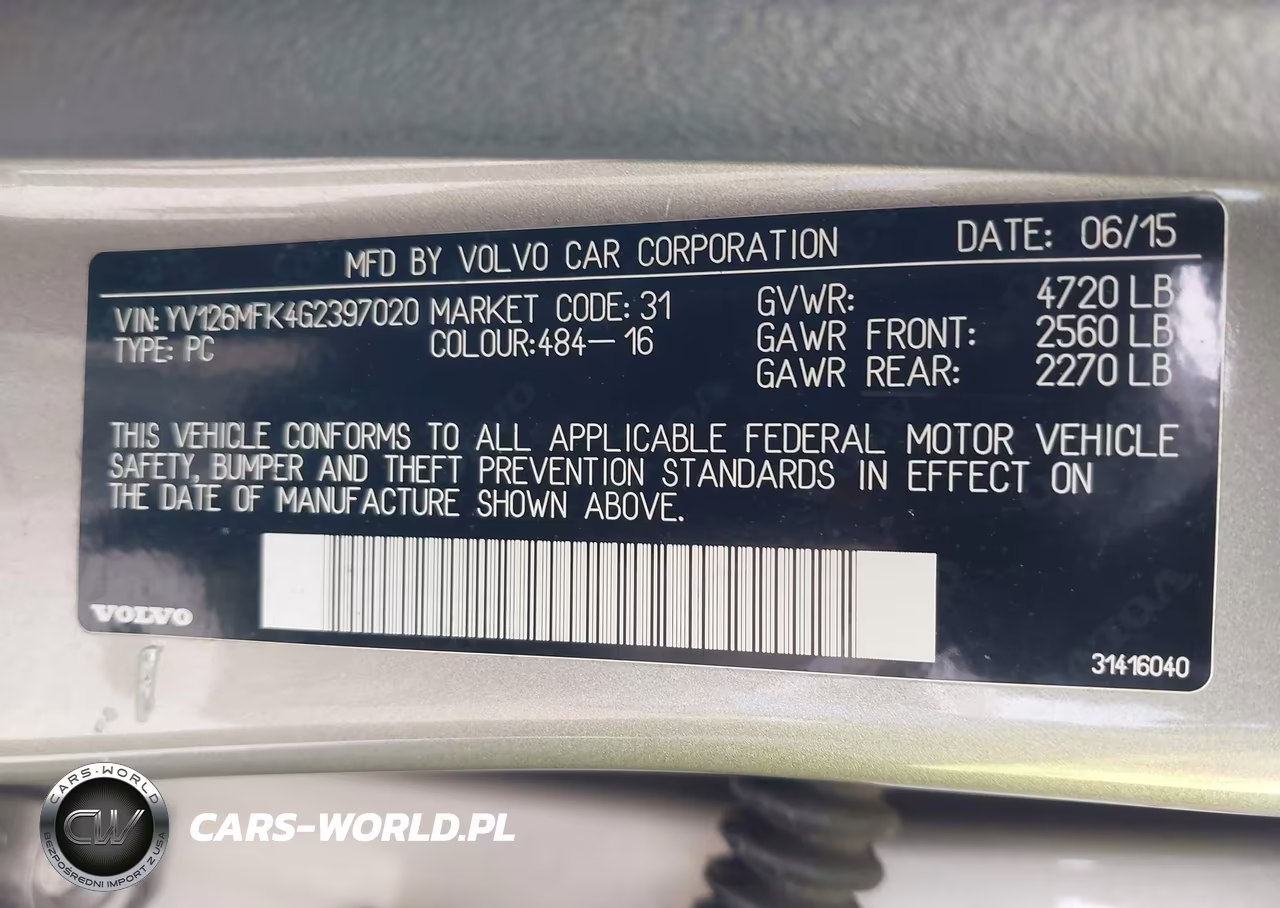 2016 Volvo S60 T5 Drive-E Premier VIN:YV126MFK4G2397020 - 9