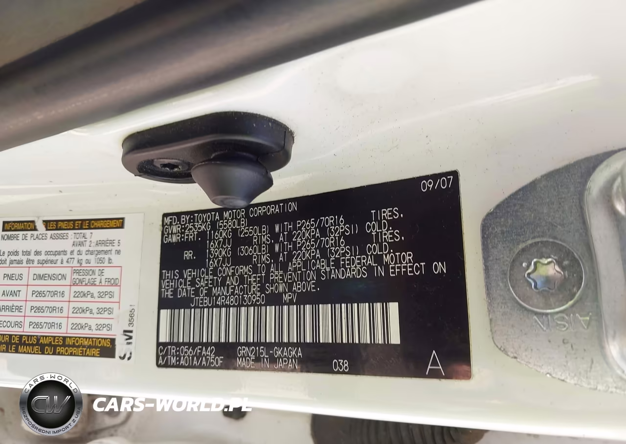 2008 Toyota 4Runner Sr5 V6 VIN:JTEBU14R480130950 - 9