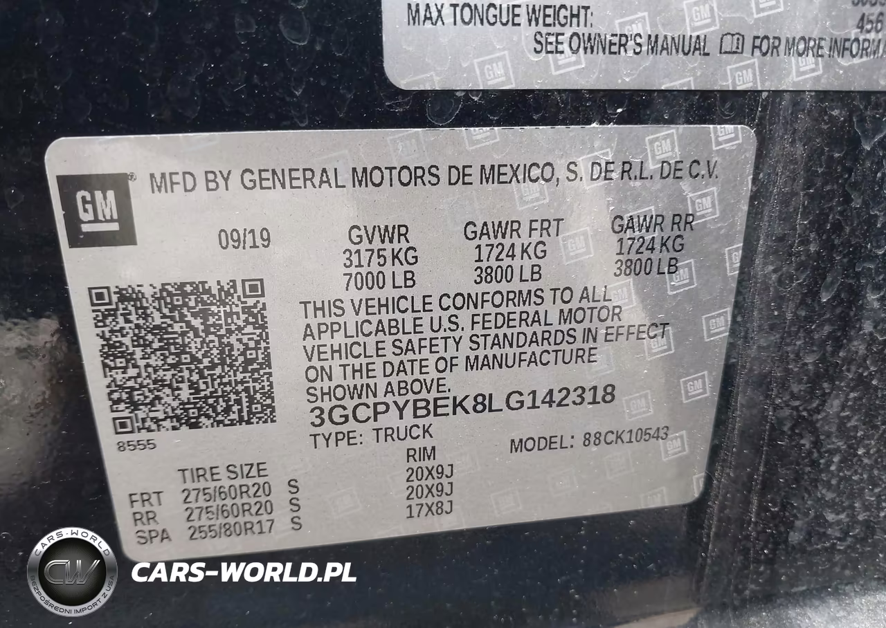 2020 Chevrolet Silverado 1500 4Wd Short Bed Custom VIN:3GCPYBEK8LG142318 - 9