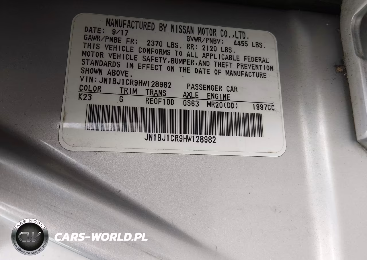 2017 Nissan Rogue Sport Sv VIN:JN1BJ1CR9HW128982 - 9
