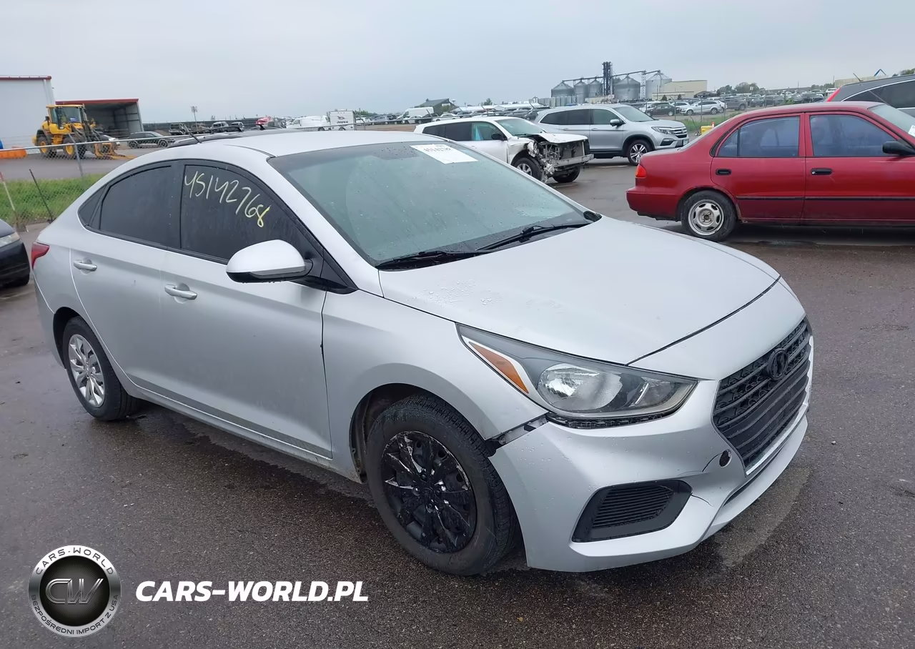 2018 Hyundai Accent Se VIN:3KPC24A33JE026317 - 1